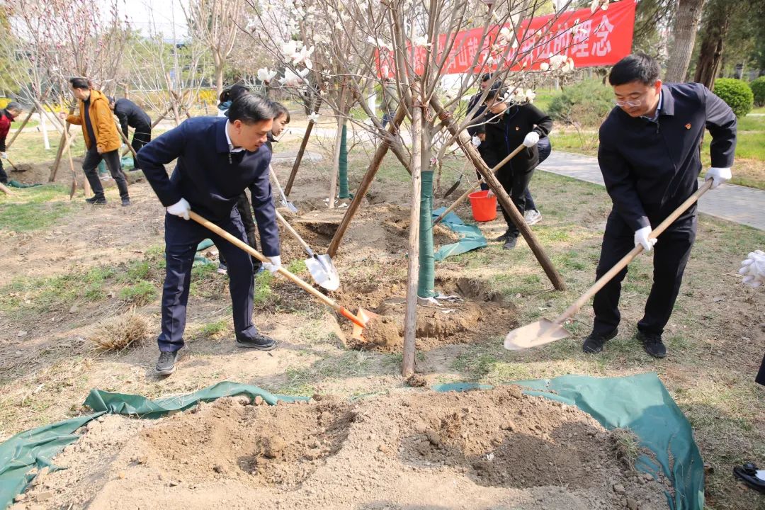  北京崇文门中医医院携手体育馆路街道开展“履行植树义务 共建花园体街”义务植树活动